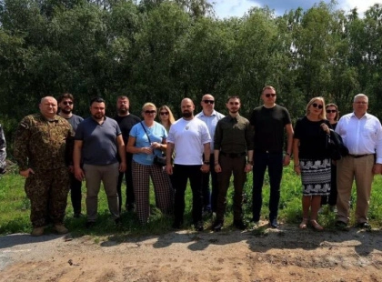 Латвійська делегація відвідала Центр підготовки Нацспротиву на Київщині