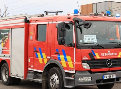 Бельгія передала пожежні авто громаді на Київщині