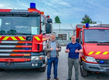 Буча отримала пожежний автомобіль і аварійно-рятувальну техніку від Швейцарії