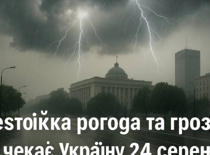 Нестійка погода та грози: що чекає Україну 24 червня?"