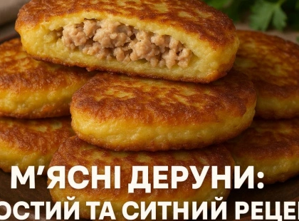 Деруни з м'ясом: простий і смачний рецепт, який варто спробувати!