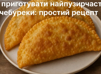Як приготувати найпузирчастіші чебуреки: простий рецепт