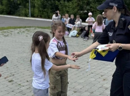 У школі під Києвом з’явився власний поліцейський для дітей