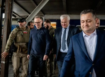 Анджей Дуда в Києві: прощальний візит польського президента