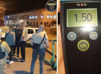 Піймали під градусом на самокаті — штраф 17 тисяч!