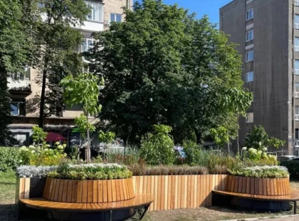 У Києві з’явився новий парклет — мешканці вже в захваті!