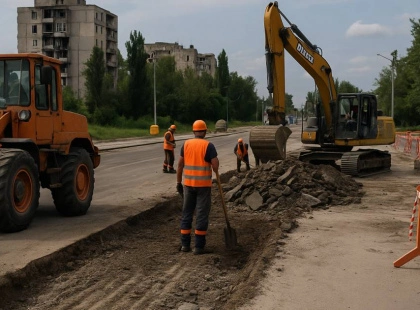 У Бородянці стартувала реконструкція вулично-дорожньої мережі