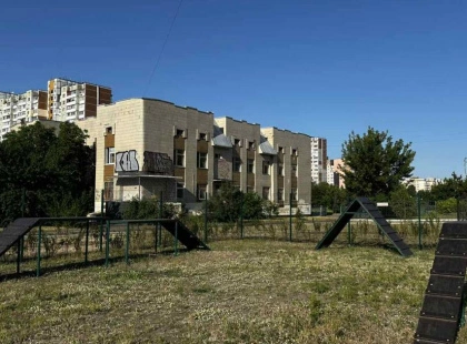 У київському парку «Молодіжний» відкрили сучасний майданчик для собак
