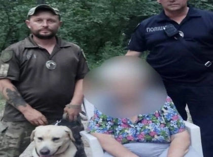 Майже добу у лісі: лабрадор Драго врятував 91-річну грибницю на Бориспільщині