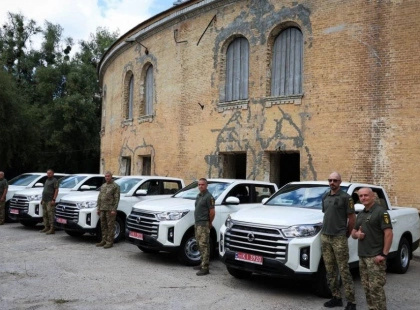 Київщина закупила 5 пікапів для підрозділу "АХІЛЛЕС"
