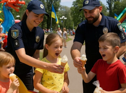 Свято радості: поліція Київщини подарувала дітям незабутній день