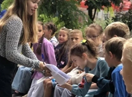 У Білій Церкві діти змагалися в патріотичному квесті до Дня Незалежності