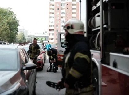 У Києві горіла квартира на 20-му поверсі: рятувальники евакуювали мешканців і врятували тварину