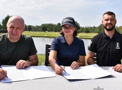 Поліція Києва підписала угоду для підтримки ветеранів через гольф