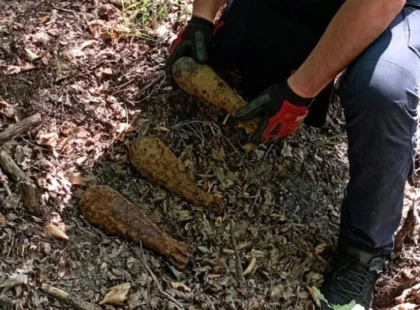 Замість грибів — міни: на Київщині в лісі знайшли боєприпаси Другої світової