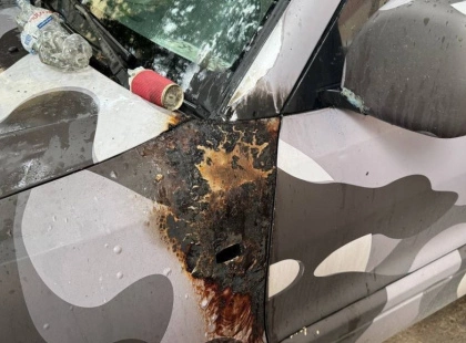У Києві затримали диверсанта, який підпалив військове авто та релейну шафу на замовлення спецслужб РФ