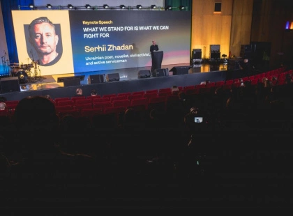 Сергій Жадан виступив на Brand Ukraine International Conference 2025