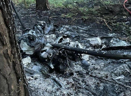 У Києві уламки російського БПЛА пошкодили тролейбусну мережу