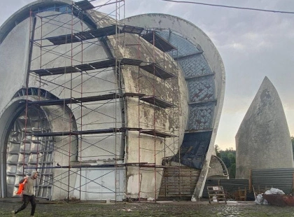 Зали прощання Київського крематорію відновлюють у первісному вигляді