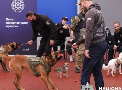 Чотирилапі друзі допомагають воїнам відновити психологічну рівновагу