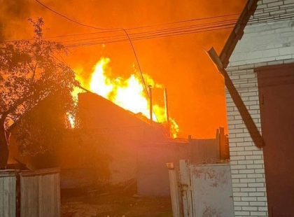 Ворожа атака на Київщину: постраждали працівники хлібозаводу, у Білій Церкві горів житловий будинок