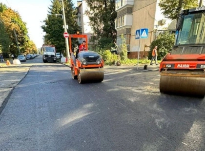 На Солом’янці оновили дорожнє покриття на вулицях Кривоноса та Шалімова