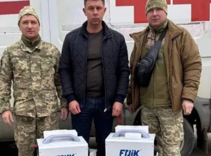 З турботою про військових: в Ірпені передали обігрівачі для фронту