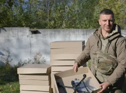 Тил працює на Перемогу: броварська громада закупила дрони для підрозділів ЗСУ