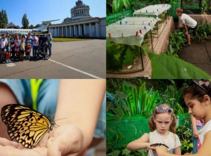 На Київщині діти з патронатних родин відвідали “Планету метеликів” на ВДНГ
