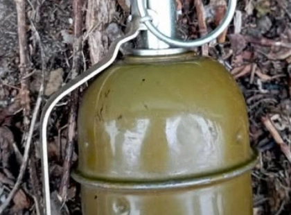 На Київщині сапери вилучили гранату, знайдену в гаражному кооперативі
