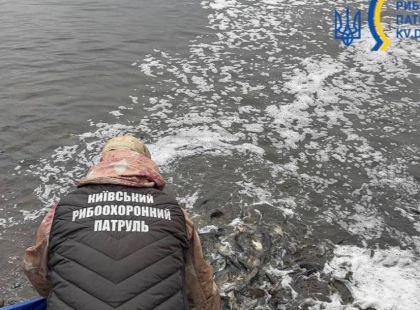 На Київщині у водосховище випустили понад 6,5 тисячі рибин: триває осіннє зариблення