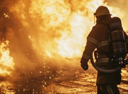 Пожежа на Берестейському в Києві: загорілися складські приміщення, постраждалих немає