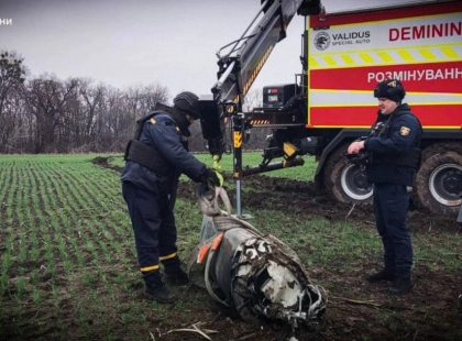 На Київщині знайшли уламки ракети Х-101 із бойовою частиною: піротехніки знешкодили