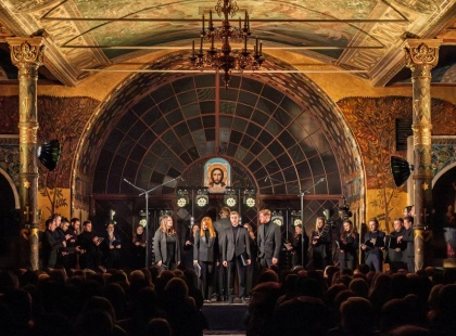 Хор «Гомін». Партеси: стародавні українські твори прозвучали у Києво-Печерській лаврі 