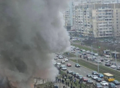 Пожежа в київському кафе: перед загорянням чули вибух