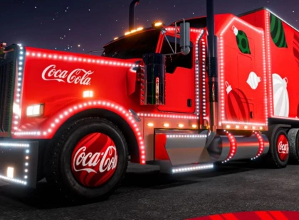 Різдвяна вантажівка Coca-Cola повертається до Києва: де і коли шукати головну святкову магію