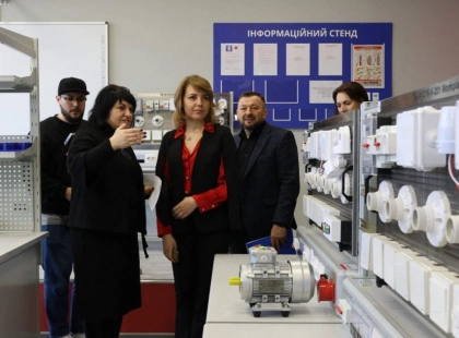 ПРООН інвестує в освіту: у Київській області відкрили центр електромонтажних технологій