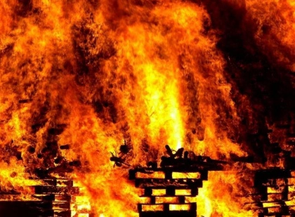 У Гребінківській громаді сталася масштабна пожежа в приватному секторі