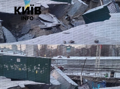 Обвал поруч із метро «Позняки»: містяни щодня ризикують дорогою на роботу