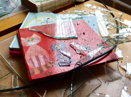 Удар по дитячому простору: під час обстрілу Києва пошкоджено Національну бібліотеку України для дітей