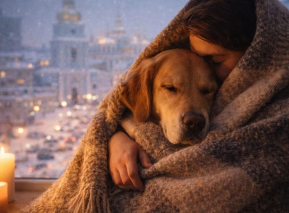 «Поруч»: UAnimals і Лана Чубаха записали пісню про те, як кияни грілися разом із тваринами під час блекаутів