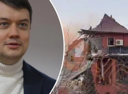 Нічна атака на столицю: під Києвом пошкоджено будинок Разумкова, з-під завалів витягли дитину