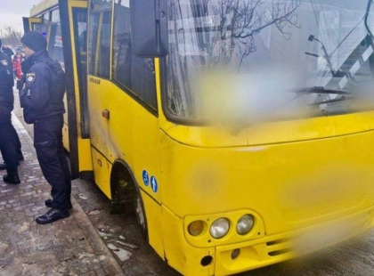 У Білій Церкві чоловік пограбував маршрутку просто на кінцевій зупинці