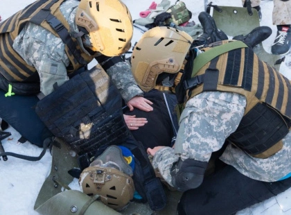 У Києві хористи муніципальної капели пройшли 5-денний курс національного спротиву