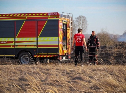 На Київщині за добу загасили 19 пожеж сухостою: вигоріло майже 30 гектарів