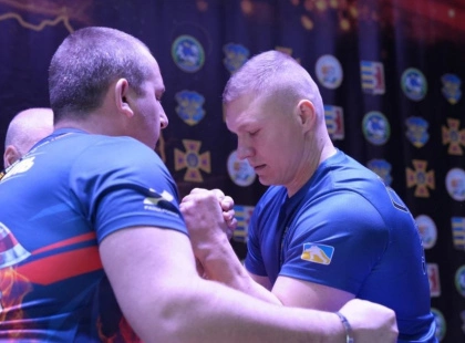 В’ячеслав Глущенко переміг на обидві руки та став абсолютним чемпіоном ДСНС України