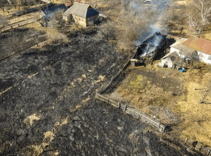 На Вишгородщині через спалювання сухостою сусіди залишилися без комори