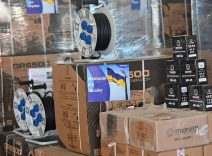 Польща передала Київщині сотні генераторів і потужне обладнання для обігріву