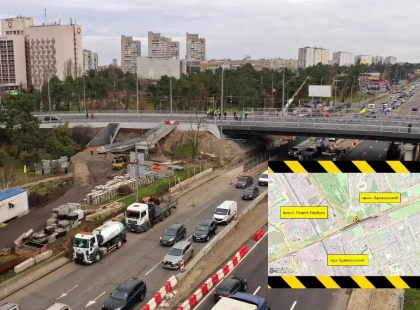 Броварський проспект звузять на півтора місяця: де чекати заторів