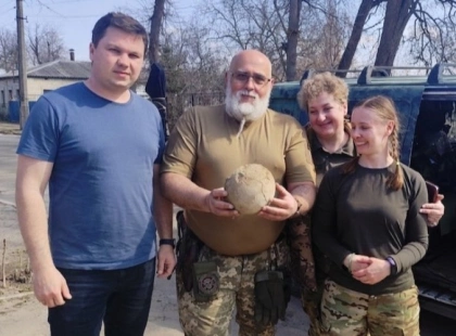 На Київщині військові знайшли рештки мамонта віком 25 тисяч років